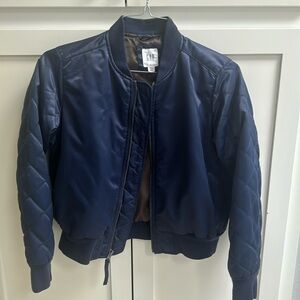 Gap quilted bomber jacket, small petite